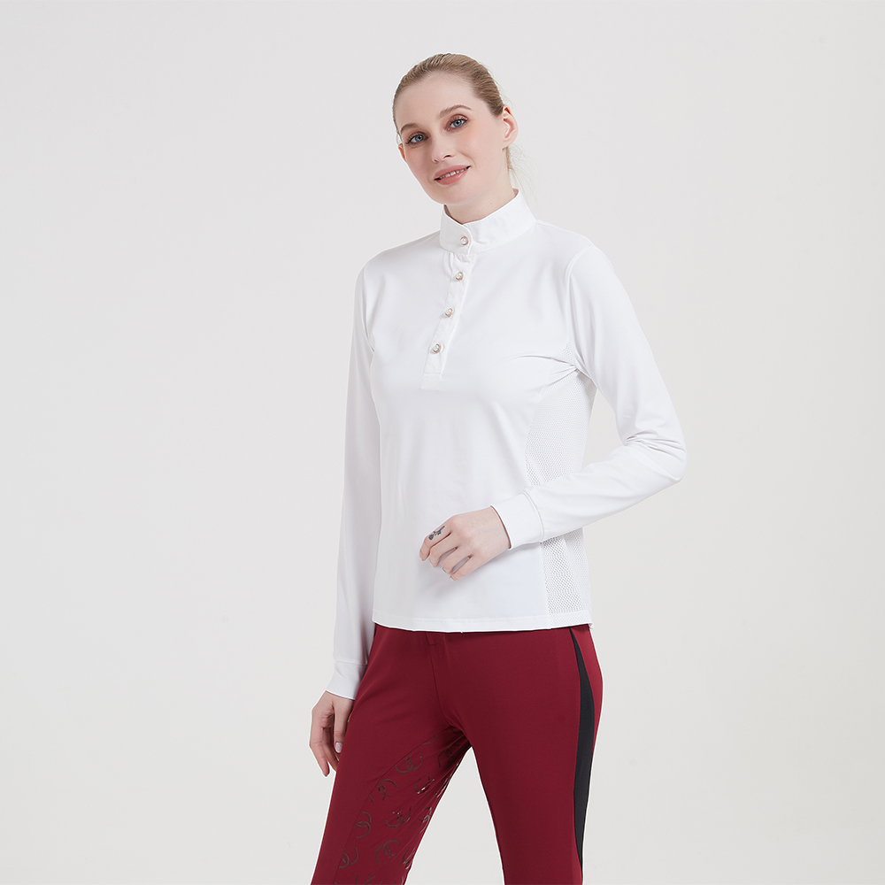 High Quality Long Sleeve Sports Ladies Equestrian Shirt