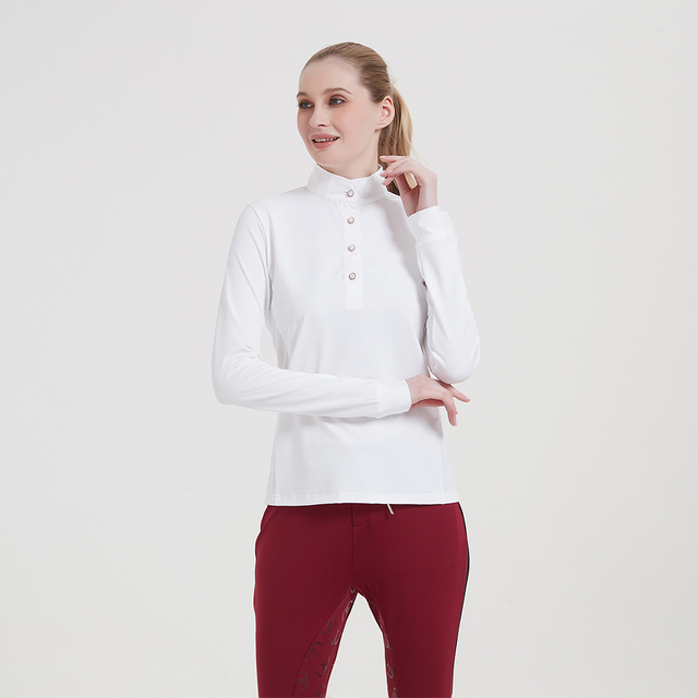 High Quality Long Sleeve Sports Ladies Equestrian Shirt